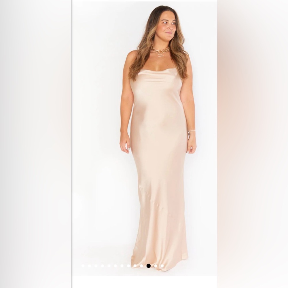 Show Me Your MuMu Cream Maxi Dress
